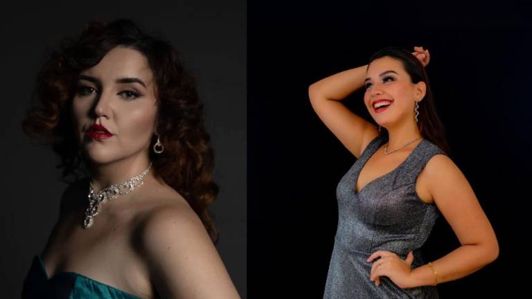 Rosa María Ferreiro y Vanessa Gama, son alumnas del maestro Enrique Patrón de Rueda.