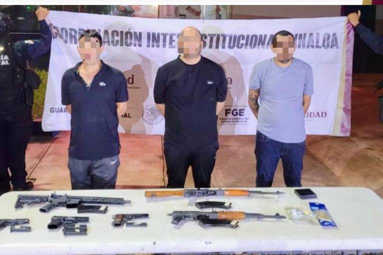 Detienen a tres hombres y desmantelan centro de monitoreo clandestino en Culiacán
