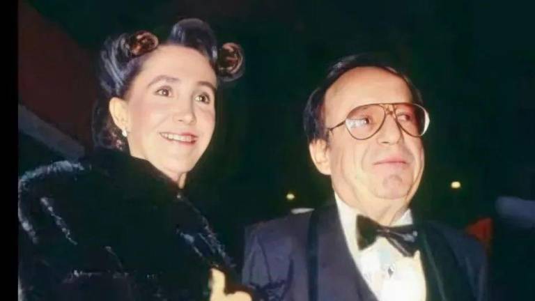 Florinda Meza y Roberto Gómez Bolaños.