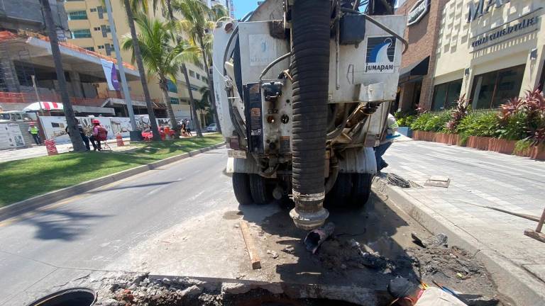Trabajos de rehabilitación de la Jumapam hecho la semana pasada.