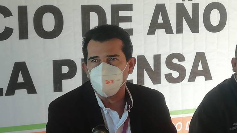 José Fernando Sandoval Angulo, secretario general de la Sección 53 del SNTE.