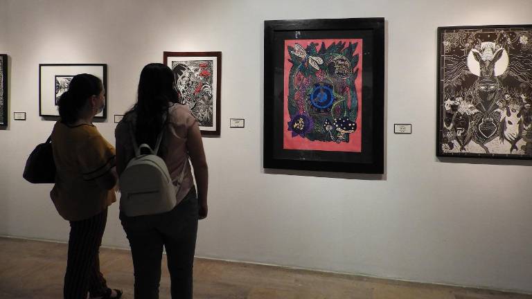 Inauguran colectiva de los alumnos de Talleres de Artes Plásticas y Visuales