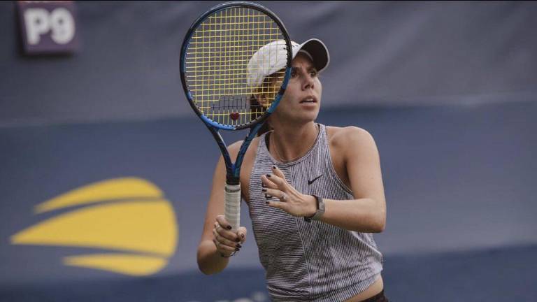 Giuliana Olmos es eliminada en el Dobles Femenil.
