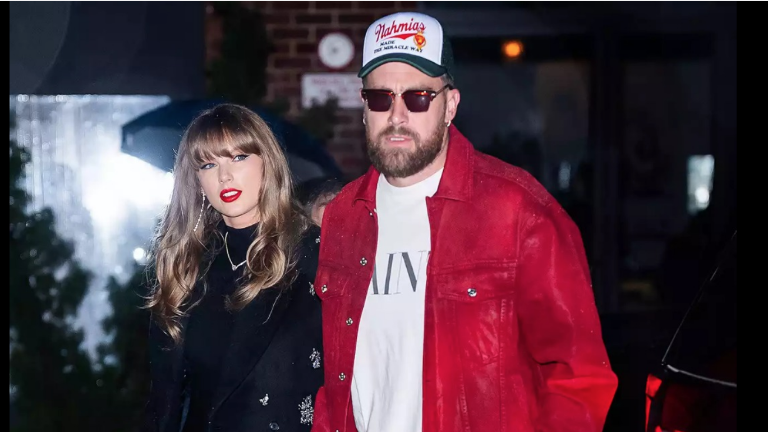 Taylor Swift y Travis Kelce.
