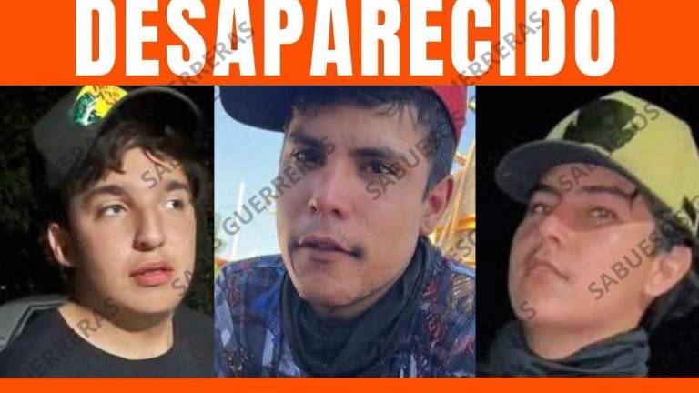 Los tres jóvenes fueron vistos por última vez el 16 de febrero.