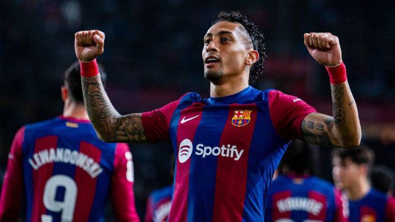 Raphinha marcó el gol que sentenció la victoria del Barcelona por la mínima diferencia.