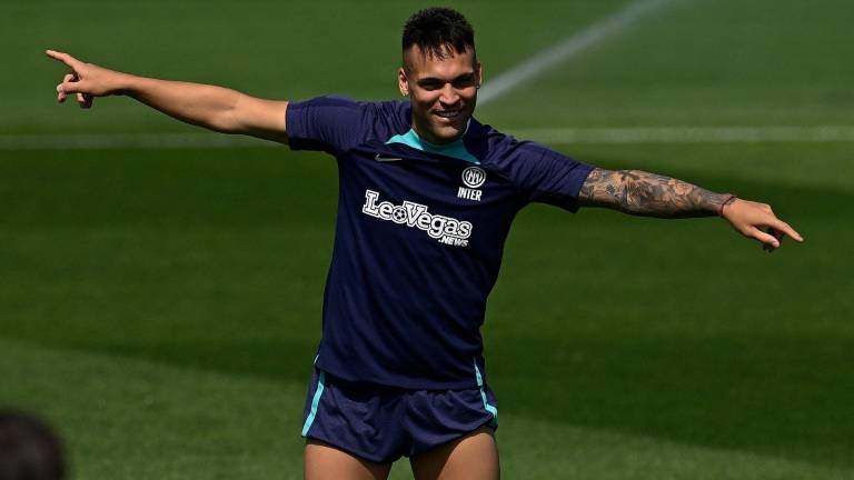 El argentino Lautaro Martínez buscará llevar al Inter al título en la Copa Italia.