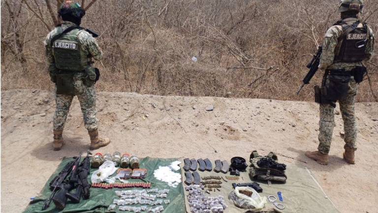 Armamento y drogas fueron decomisados en los hechos de los poblados de San Joaquín y Las Lagunillas.