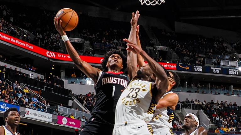 Los Houston Rockets perdieron 115-102 contra los Indiana Pacers en un partido lleno de rachas.