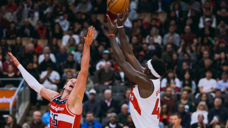 Paskal Siakam fue el líder anotador para los Raptors sobre los Wizards.