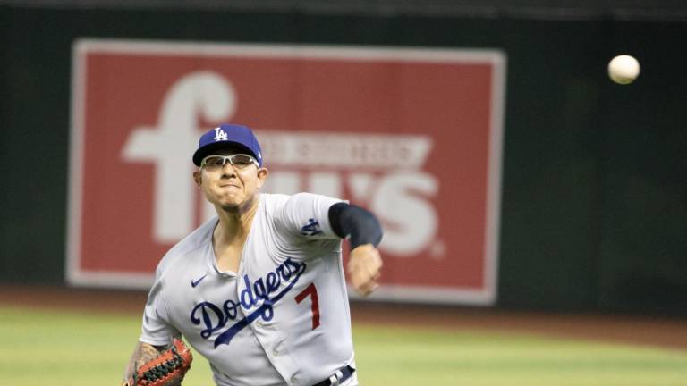 Julio Urías está en la lista de lesionados.