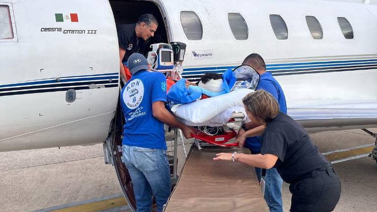 El Club Shriners de Mazatlán fue el encargado de realizar todo lo necesario para poder trasladar a Caleb Antonio.