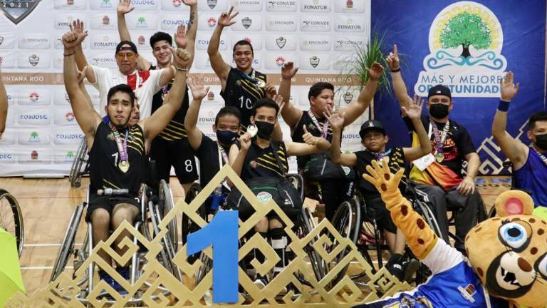 El baloncesto sinaloense en silla de ruedas retiene su título.