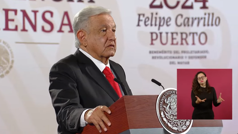 Conferencia del Presidente Andrés Manuel López Obrador donde habla de la violencia en Sinaloa.