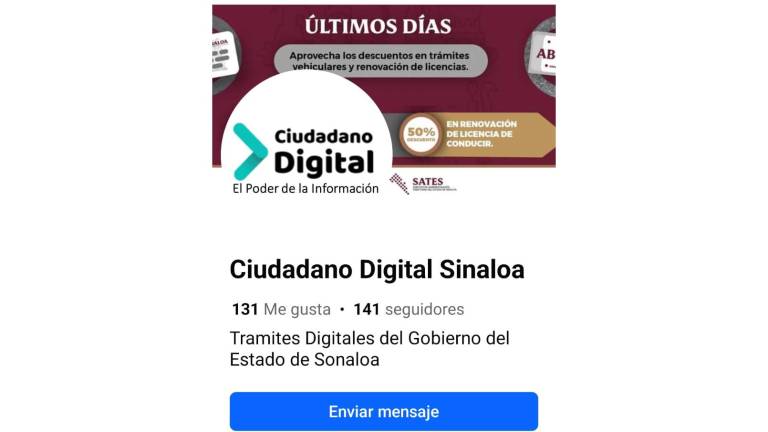 En Facebook se promocionan servicios de gestoría para obtener beneficios en el SATES cuando todos tienen acceso.