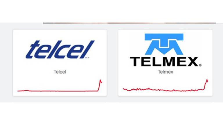 Una plataforma que monitorea los servicios de telecomunicaciones muestra el repunte de los reportes de fallas.