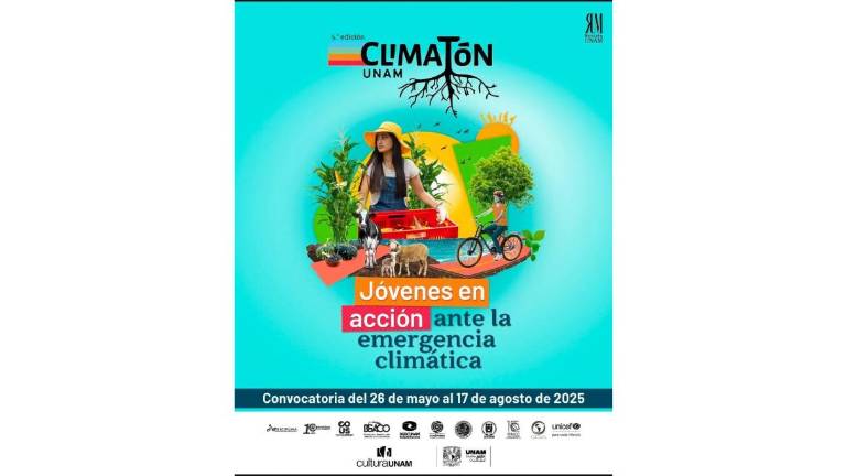 Convocatoria de la UNAM para participar en el Climatón.