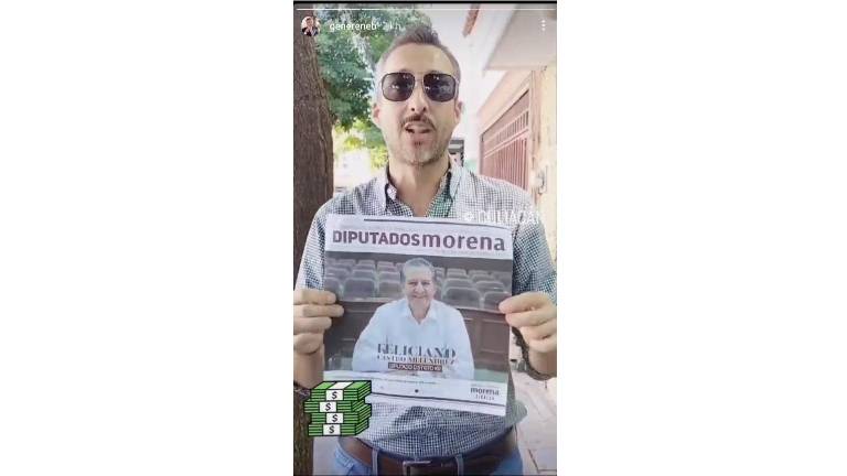 El Diputado Gene Bojórquez acusa a Feliciano Castro Meléndrez de usar recursos del Congreso para promocionarse.
