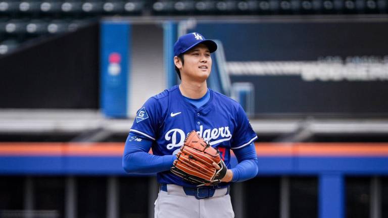 Shohei Ohtani se alista para enfrentar a Nacionales.