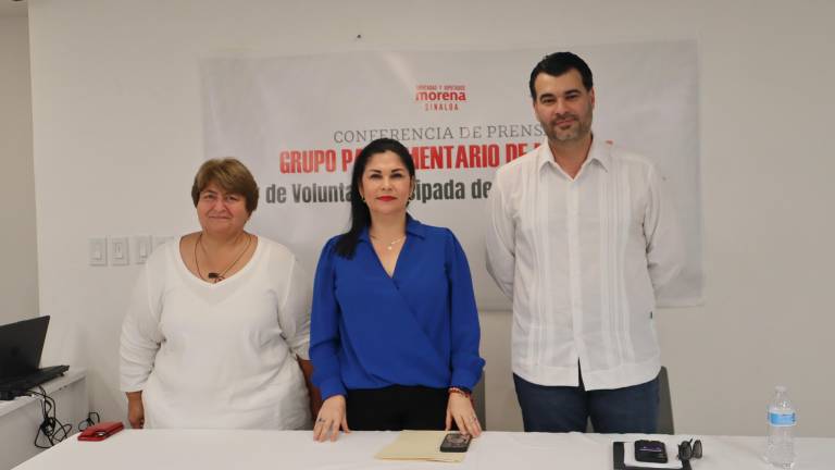 Diputados de Morena promueven la iniciativa para crear la Ley de Voluntad Anticipada en Sinaloa.
