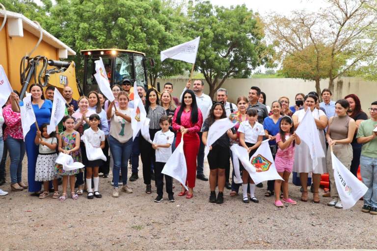 Inician obra en Primaria Vicente Escobar Padilla, en Elota
