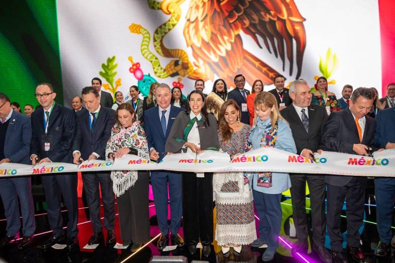 México, con un sector turístico fuerte y unido, inaugura pabellón en Fitur 2025, en Madrid, España