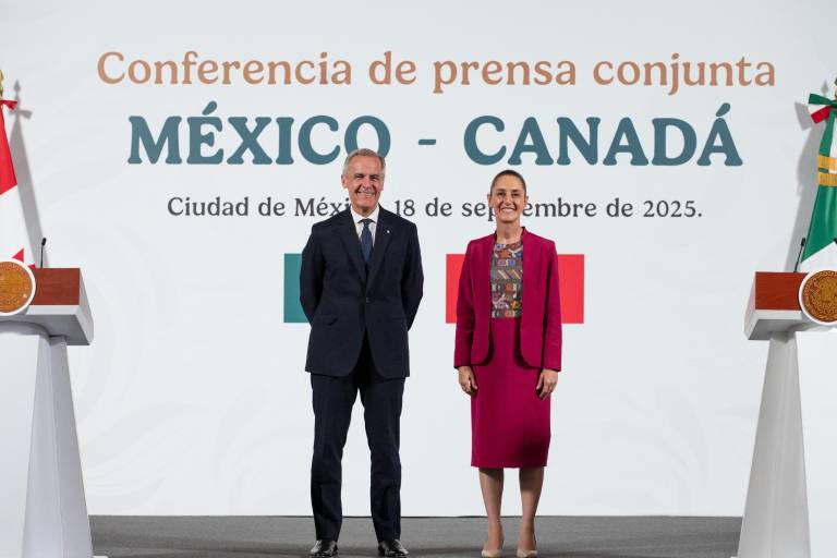 Durante su encuentro en Palacio Nacional, Mark Carney y Claudia Sheinbaum acordaron reforzar la cooperación en seguridad y comercio.