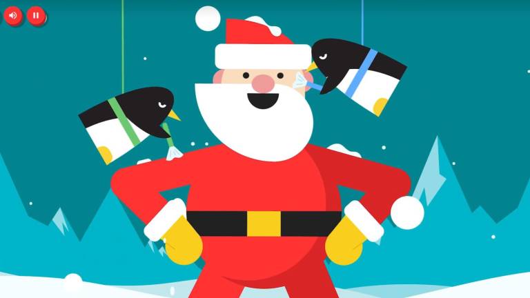 El rastreador de Santa te permite ver en qué parte de la Tierra va Papá Noel. Foto: Google Santa Tracker.