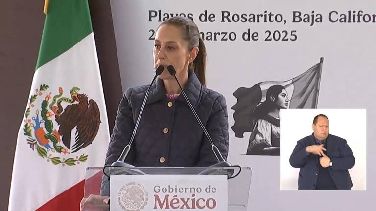 La presidenta fue cuestionada por el acuerdo aprobado y dijo que el INE aún no les notifica sobre dicha prohibición.