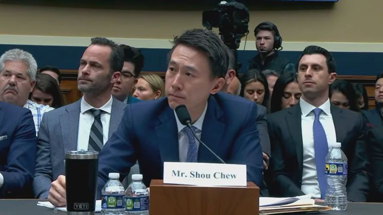 El director ejecutivo de TikTok, Shou Zi Chew.