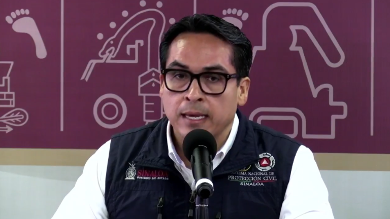 Roy Navarrete Cuevas, director del Instituto de Protección Civil de Sinaloa.