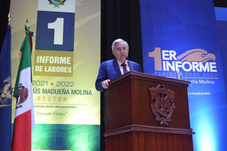Rinde el Rector su Primer Informe de Labores al frente de la UAS