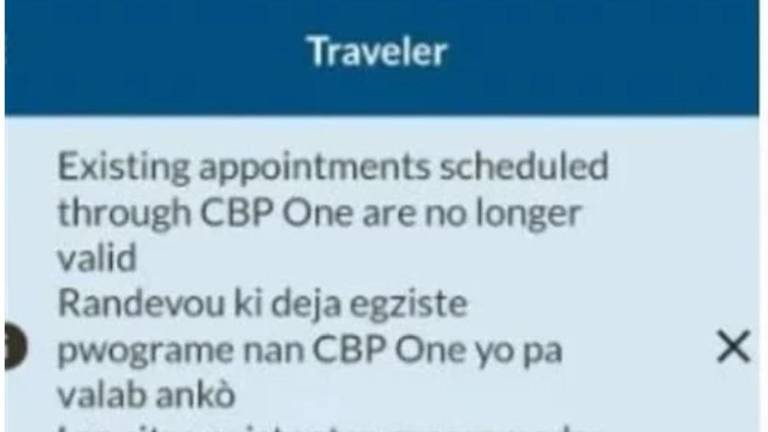 El programa CBP One que permitía el ingreso de migrantes a Estados Unidos fue cancelado tras la llegada de Donald Trump.