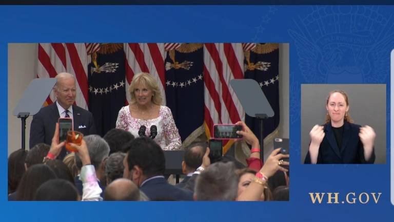Joe Biden, y su esposa Jill Biden.