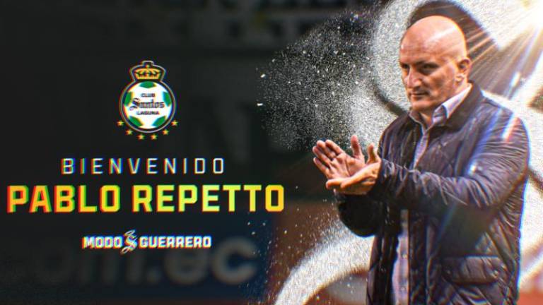Pablo Repetto fue el elegido por Santos Laguna para suplir a Eduardo Fentanes en el timón lagunero.