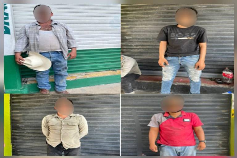 Detienen a cuatro por presunto robo a comercio en Villa Unión, Mazatlán