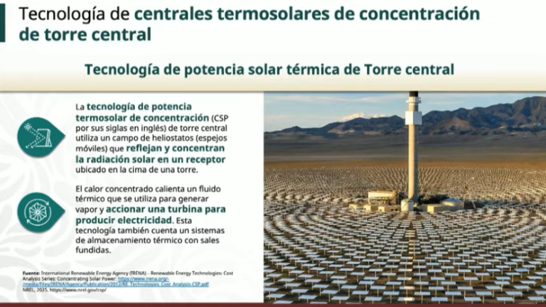 Proyecto de la planta termosolar que se instalará en Baja California Sur.