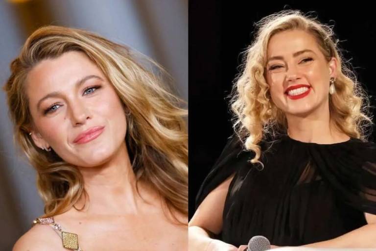 Amber Heard muestra su apoyo a Blake Lively