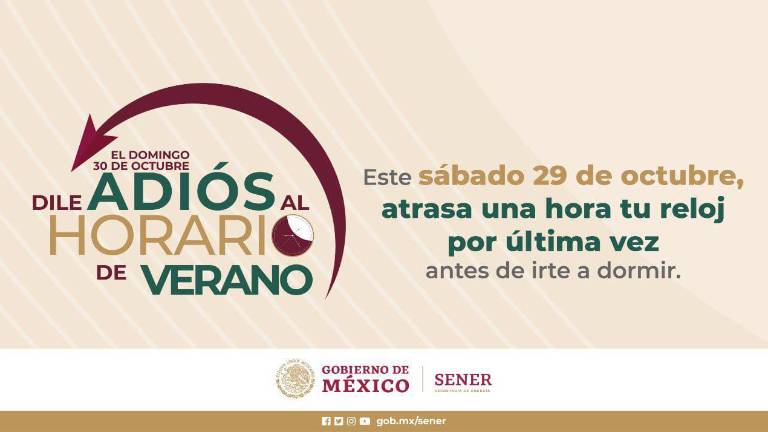Para empezar el domingo con el nuevo y definitivo horario en México, este sábado atrasa tu reloj una hora antes de ir a dormir.