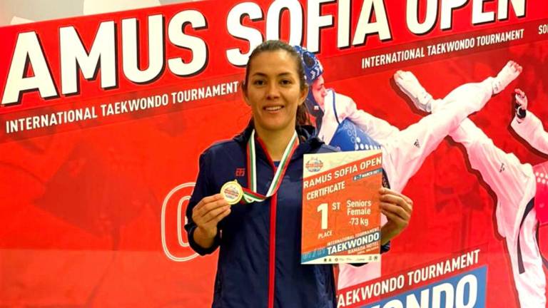 María Espinoza vuelve a las competencias internacionales y se corona en Bulgaria.