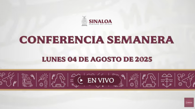 Conferencia semanera del Gobernador Rubén Rocha Moya.