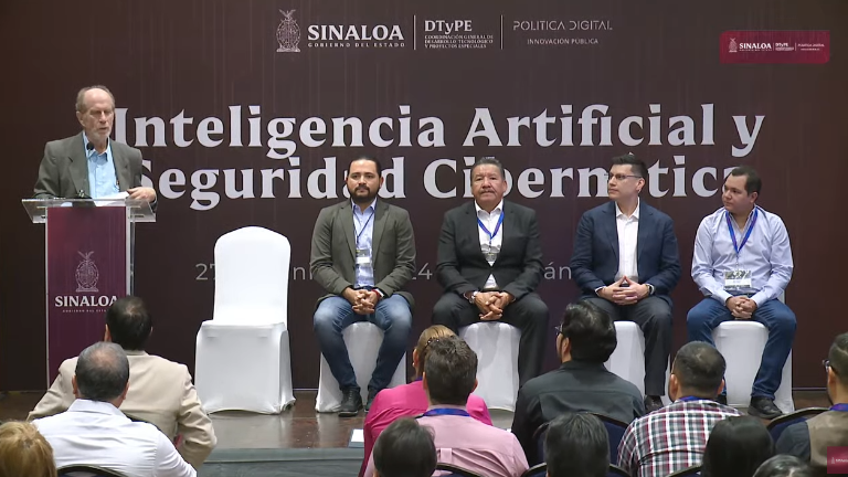 Foro de Inteligencia Artificial y Seguridad Cibernética convocado por el Gobierno de Sinaloa.