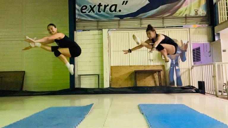 El equipo de las Águilas UAS de gimnasia aeróbica tendrá su primera competencia del año.