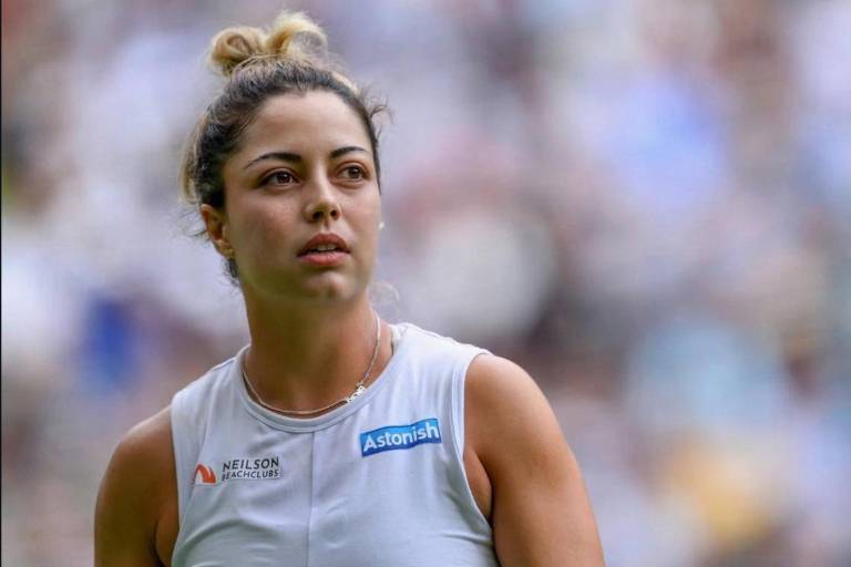 Renata Zarazúa estrena su casillero en Wimbledon