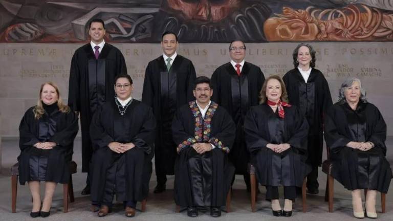 Foto oficial de la integraciónn de la nueva Suprema Corte de Justicia de la Nación.