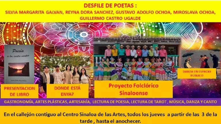 Todos los jueves ofrece el Paseo de las Artes un programa cultural y artístico.