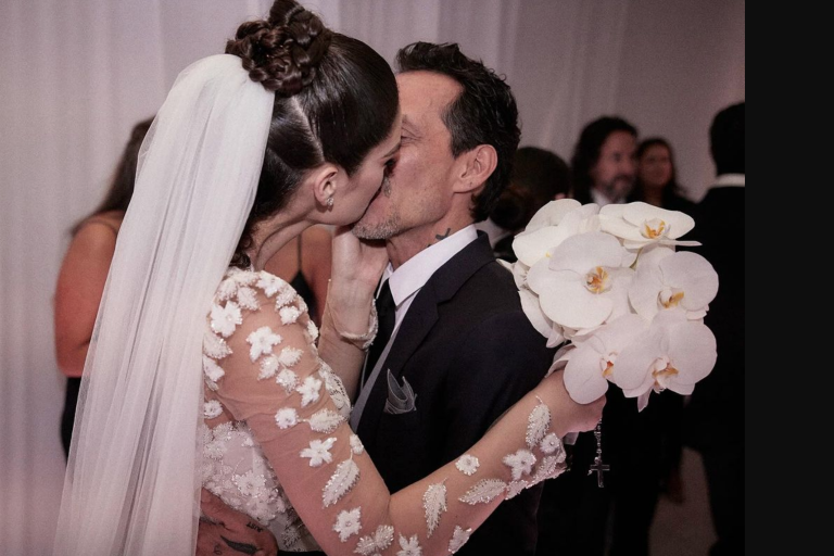 Celebra Nadia Ferreira primer aniversario de bodas con Marc Anthony