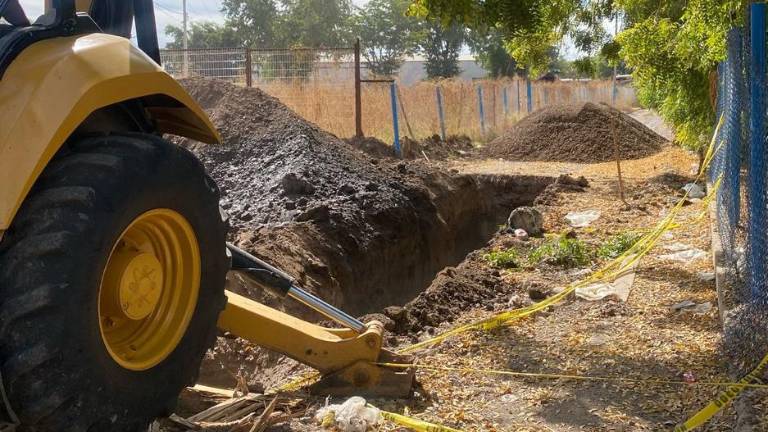 La tubería presentaba un serio colapso provocado por su antigüedad de más de 50 años.
