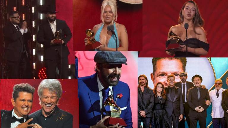 Momentos emotivos se vivieron en la ceremonia de los Premios Latin Grammy.