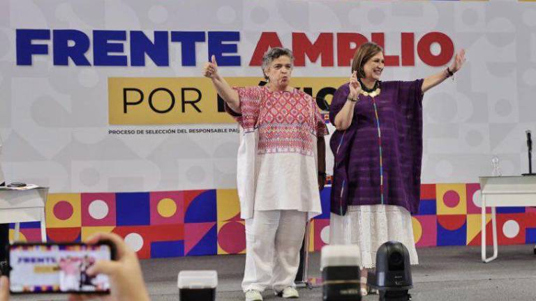 Beatriz Paredes pidió a Alito conocer los resultados de la encuestas que mandó a hacer el Comité Organizador del Frente Amplio por México.